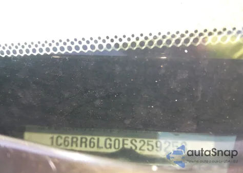 2014 Ram 1500 Big Horn z USA, uszkodzony, nr VIN 1C6RR6LG0ES259258